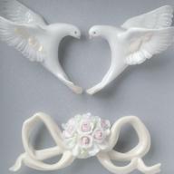Lladro Romantic Doves Wall Art 01008428