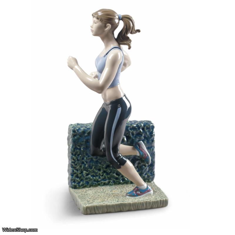 Lladro Running Woman Figurine 01009257