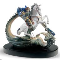 Lladro Saint George and The Dragon Sculpture Limited Edition 01001975