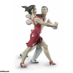 Lladro Salsa Couple Figurine. Limited Edition 01009146
