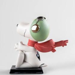 Lladro Snoopy Flying Ace Sculpture 01009529