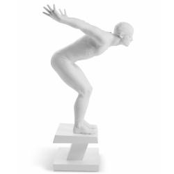 Lladro Swimmer Man Figurine 01008398