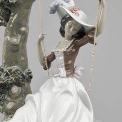 Lladro Swinging Woman Figurine 01009163