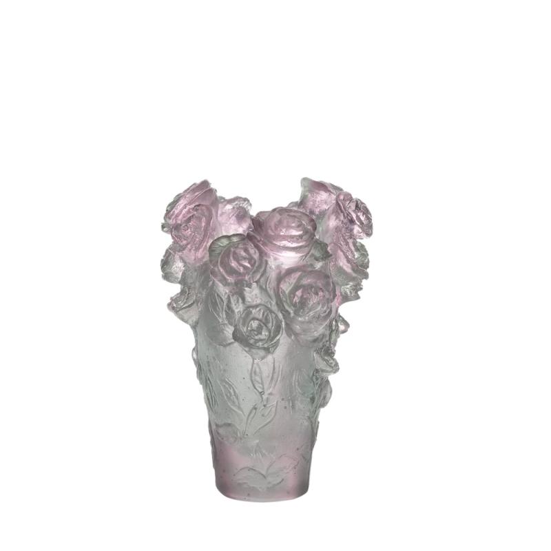 Daum Rose Passion Mini Vase