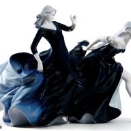 Lladro Night Approaches Women Figurine. Limited Edition 01008741