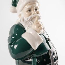 Santa is here Sculpture Green Lladro 01009687