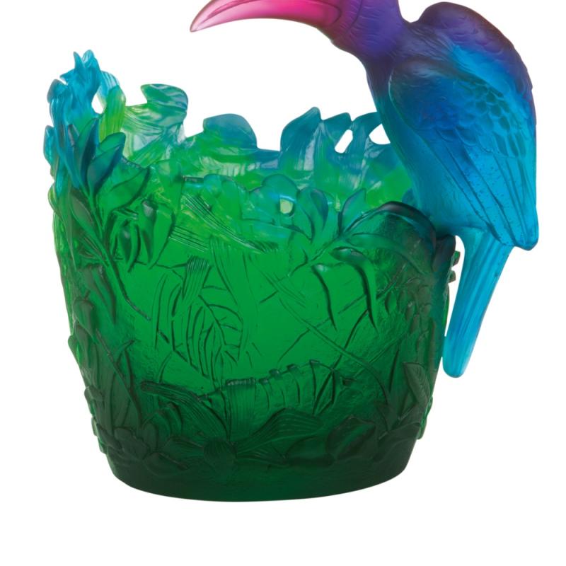 Daum Jungle Vase Limited Edition to 225 pieces ref: 05351