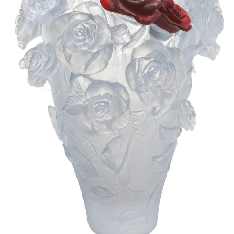 Daum Rose Passion Magnum Vase 50EX 5376
