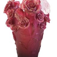 Daum Rose Passion Vase 375 EX