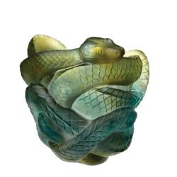Daum Snake vase