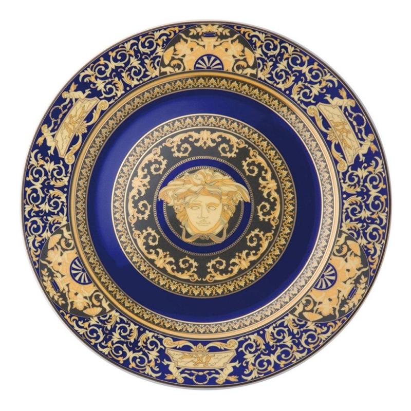 Versace Ikarus Medusa Blue Wall Plate 19300-409620-20030