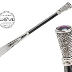 Pasotti Italian Umbrella cs W72PG - Swarovski® Crystals Shoehorn
