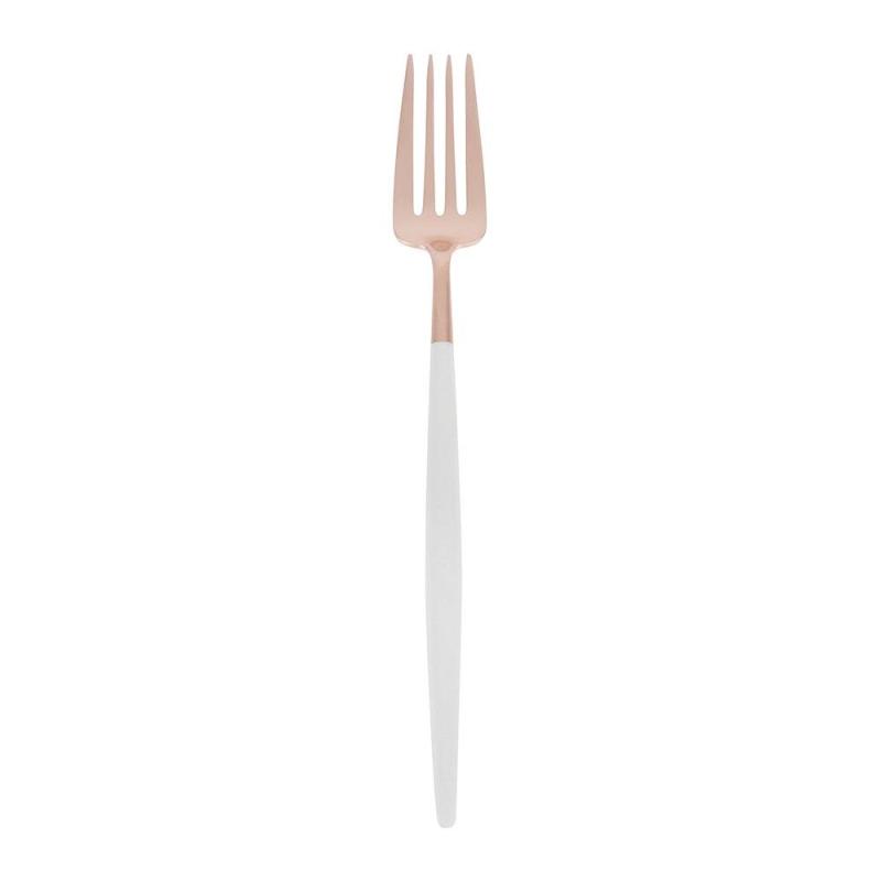 CUTIPOL Goa Cutlery Set - 24 Piece - White Rose Gold GO.006 WROGB