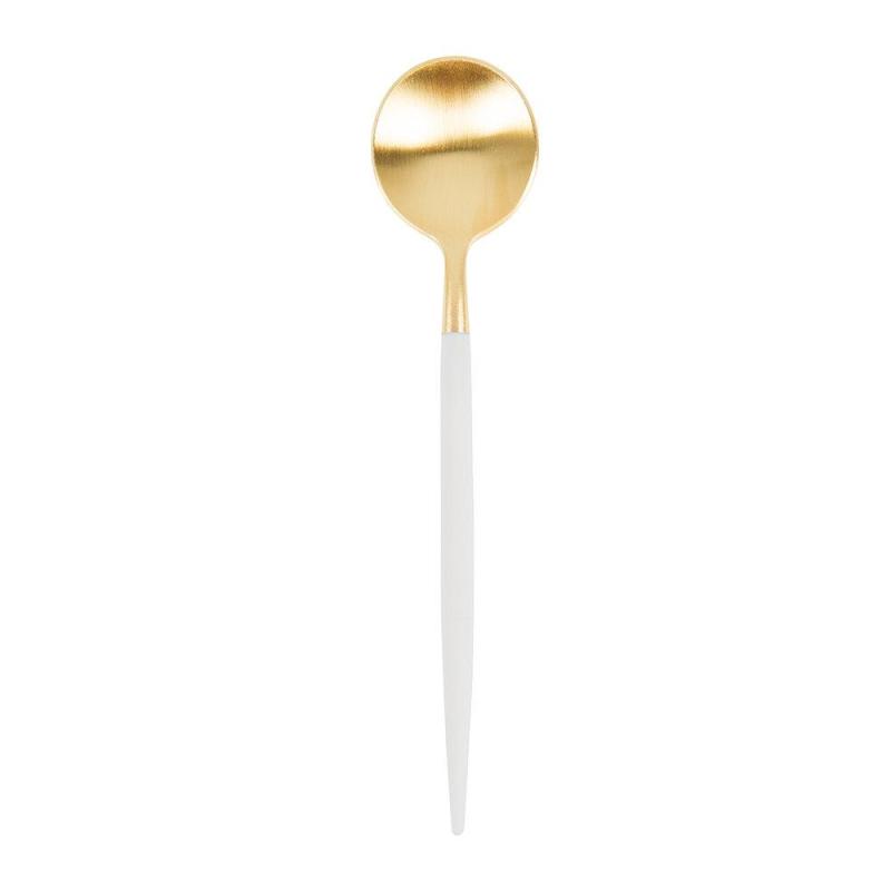CUTIPOL Goa Cutlery Set - 75 Piece - White/Gold Ref: GO.001WGB