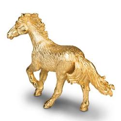 Jay Strongwater Annie Horse Figurine - Gold