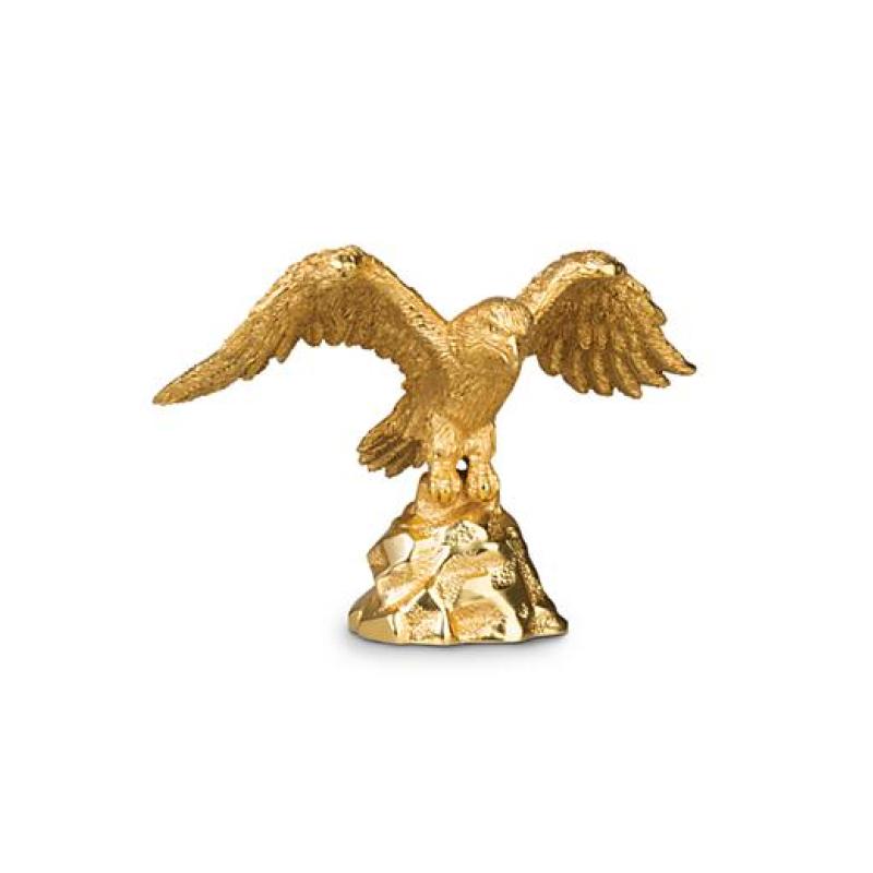 Jay Strongwater Davis Eagle Figurine - Gold SDH1874-292