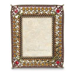 Jay Strongwater Patricia 3" x 4" Frame (Jay's First Frame) - Jewel