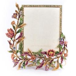 Jay Strongwater Regina Floral & Vine 8" x 10" Frame - Bouquet