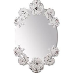Lladro Oval Wall Mirror without Frame. Silver Lustre. Limited Edition 01007769