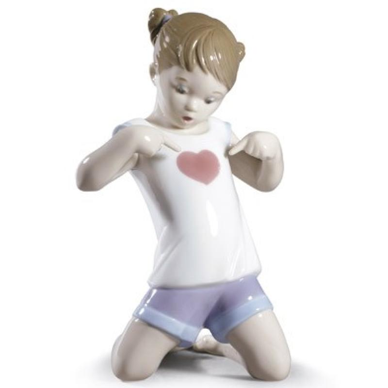 Lladro Hear My Heart Girl Figurine 01009212