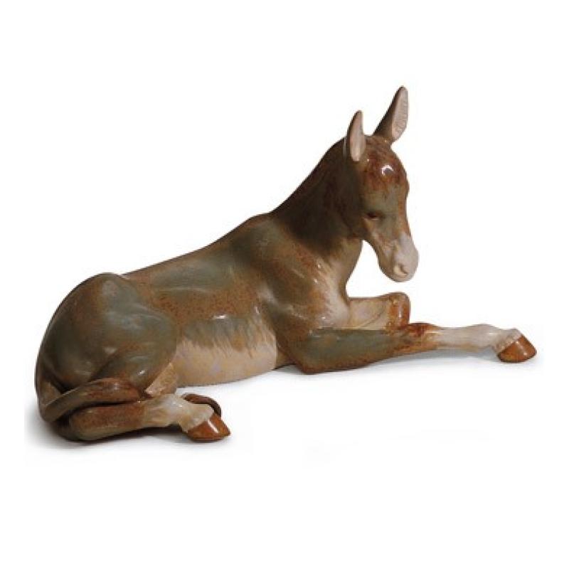Lladro Donkey Nativity Figurine. Gres 01012282