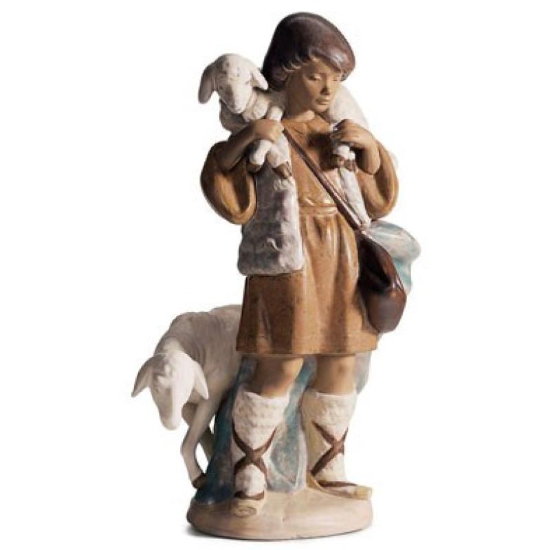 Lladro Shepherd Boy Nativity Figurine. Gres 01012284
