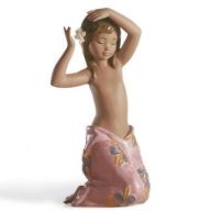 Lladro Tropical Flower Girl Figurine 01012385