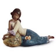 Lladro Meditative Moment Woman Figurine 01012418