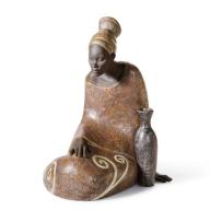 Lladro African Woman Figurine 01012473