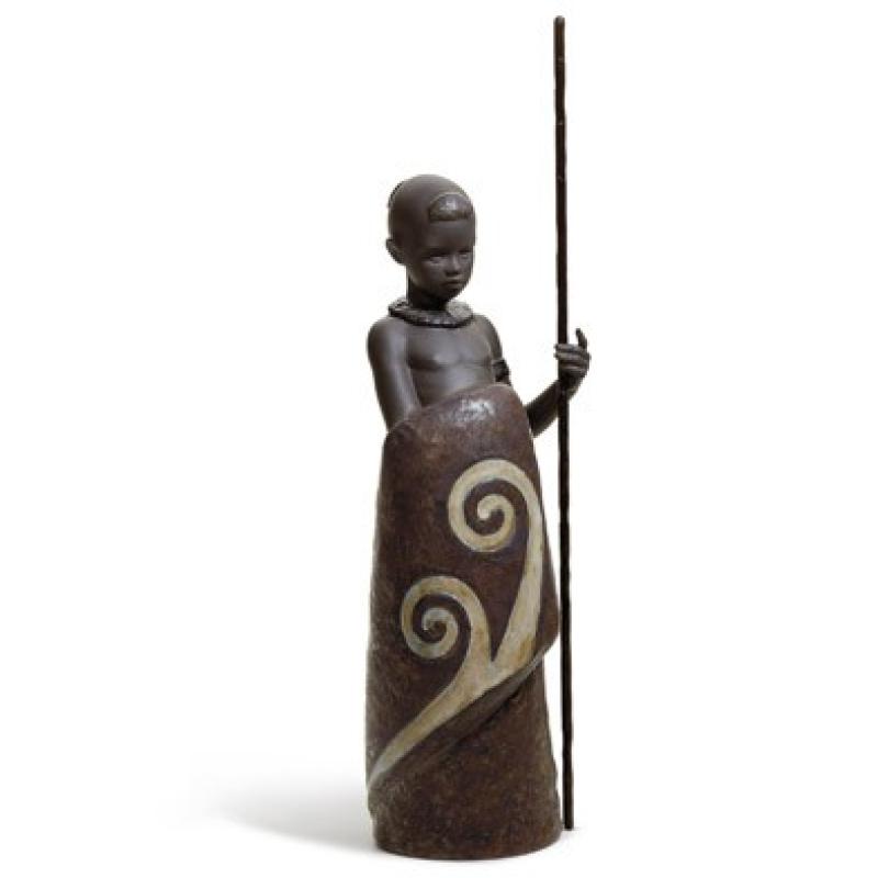 Lladro African Boy Figurine 01012507