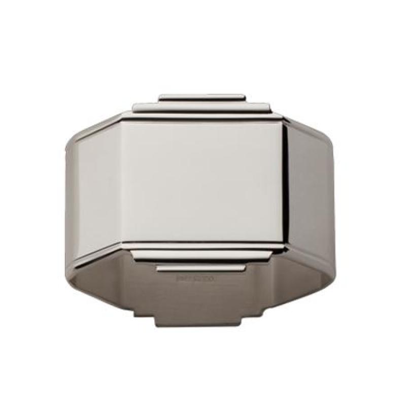 Robbe Berking “Art Deco” napkin ring, silverplated