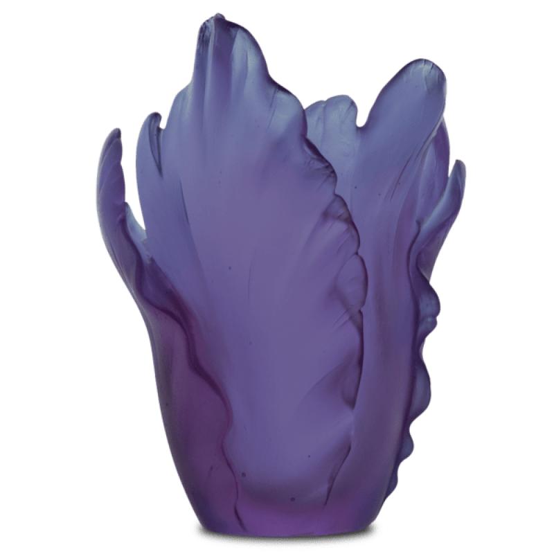 Daum Tulip Vase Purple SKU: 05213-2