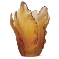Daum Tulip Vase Amber SKU: 05213-1