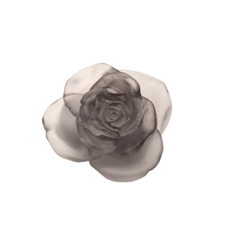 Daum Rose Passion Decorative Flower Grey SKU: 05290-7