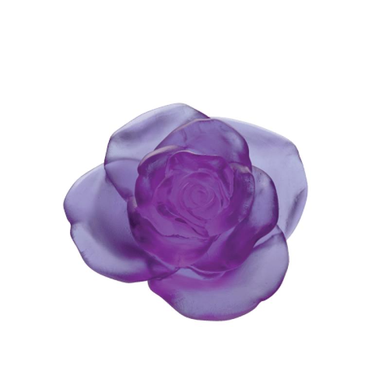 Daum Rose Passion Decorative Flower Purple SKU: 05290-3
