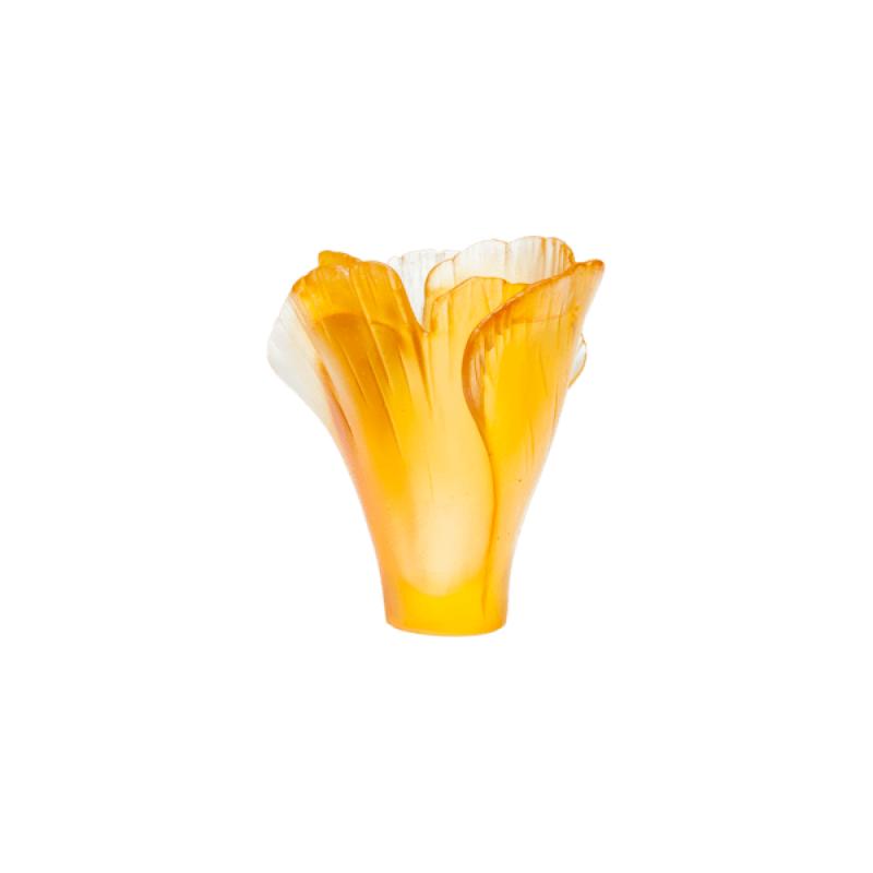 Daum Mini Vase Gingko SKU: 05157-3/C
