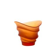 Daum Amber Sand Candle Holder by Christian Ghion SKU: 05619-2