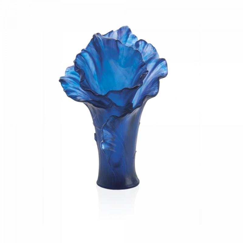 Daum Large Vase Arum Dark Blue SKU: 5648