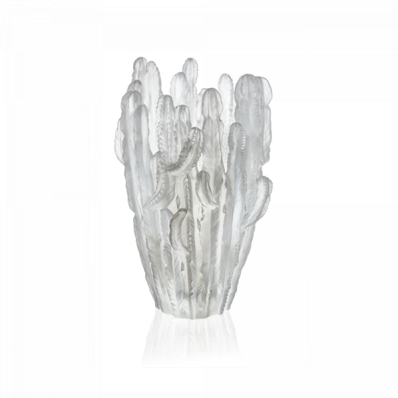 Daum Grey Vase Jardin de Cactus by Emilio Robba SKU: 05673-1