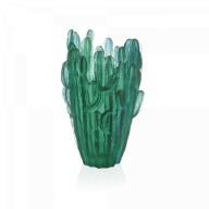 Daum Green Vase Jardin de Cactus by Emilio Robba SKU: 5673
