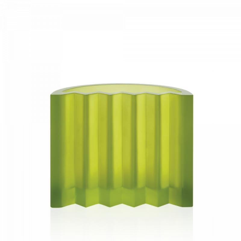 Daum Green Vase Zigzag de Victoria Wilmotte 300ex SKU: 5676