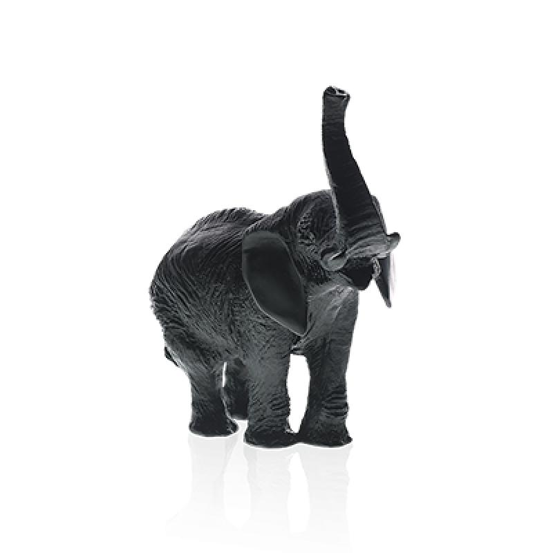 DAUM Black elephant by Jean-François Leroy 03239-2