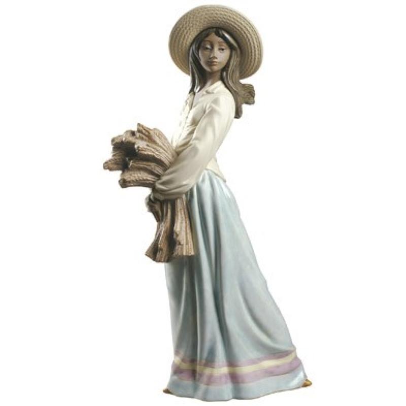 Nao By Lladro WOMAN WITH WHEAT 02012025