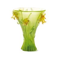 Daum Daffodils Vase 8134