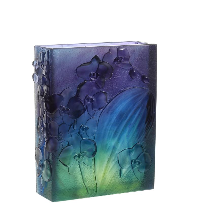 Daum Orchid Vase